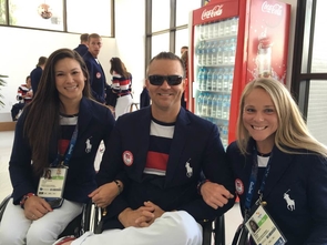 Tennis players Dana Mathewson, Bryan Barten and Kaitlyn Verfuerth in Rio. The Paralympics kicked off last Wednesday and will continue through Sept. 18. Tennis players Dana Mathewson, Bryan Barten and Kaitlyn Verfuerth in Rio. The Paralympics kicked off last Wednesday and will continue through Sept. 18.